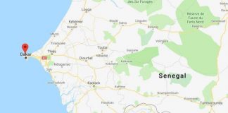 mapa Senegal