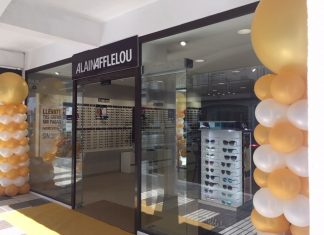 Aspecto de la nueva óptica Alain Afflelou en Altea