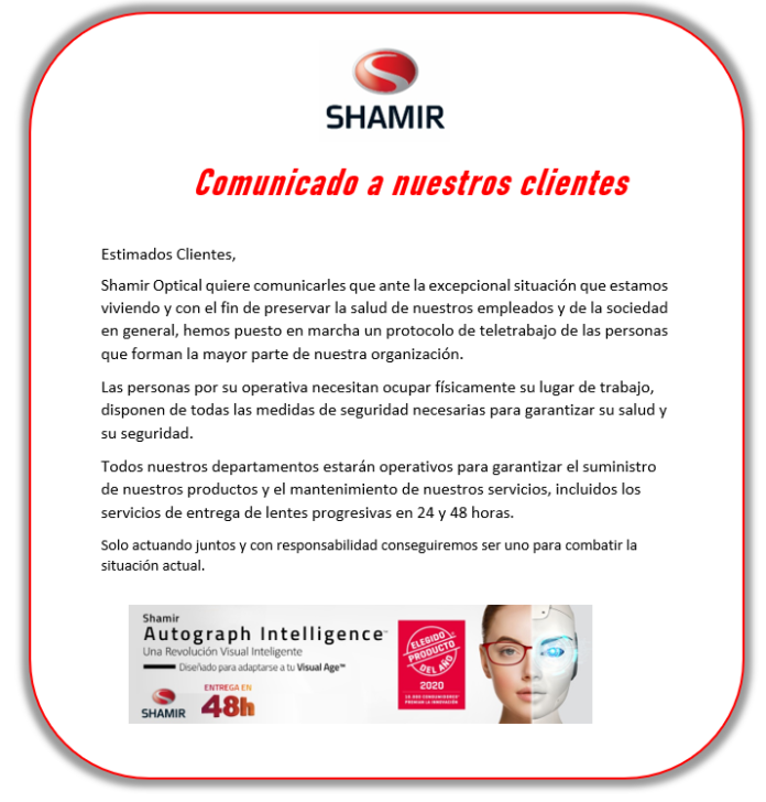 Lentes Shamir