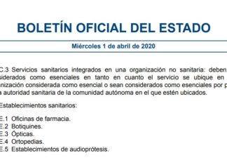 establecimientos sanitarios esenciales