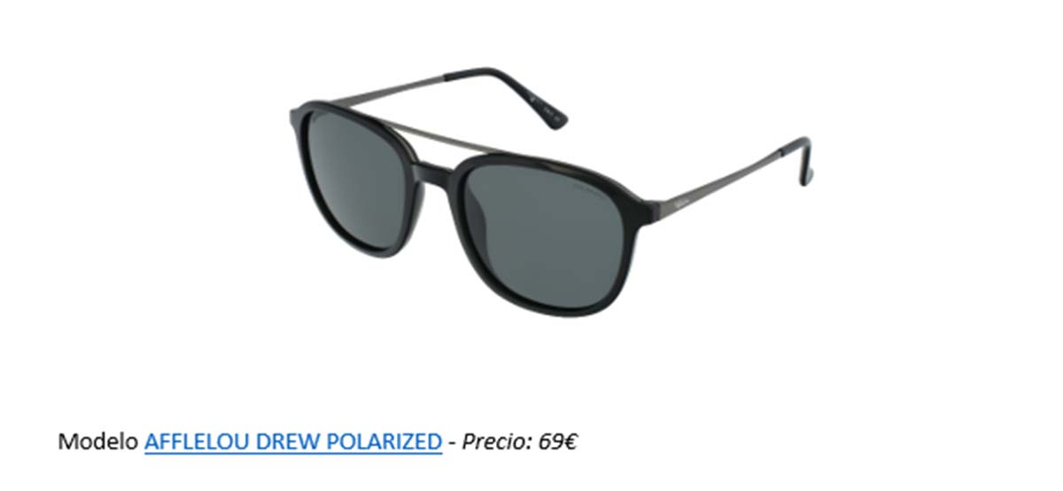 Alain Afflelou recomienda gafas de sol para cinco playa por - Optimoda