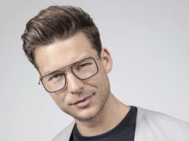 Modelo de gafas masculino de la colección Lite Duet de Silhouette