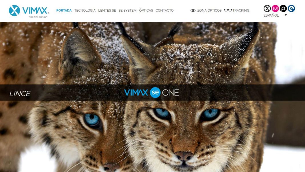 Captura de pantalla de la nueva web vimaxSE