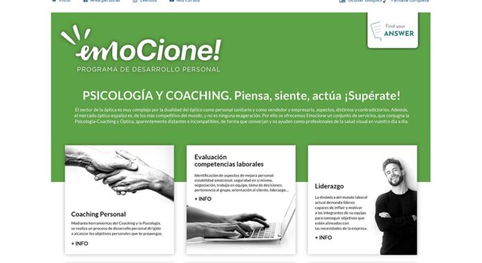 emoCione!: el programa de desarrollo personal de Cione para ayudar a los ópticos con coaching a medida