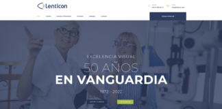 Lenticon introduce su nueva web