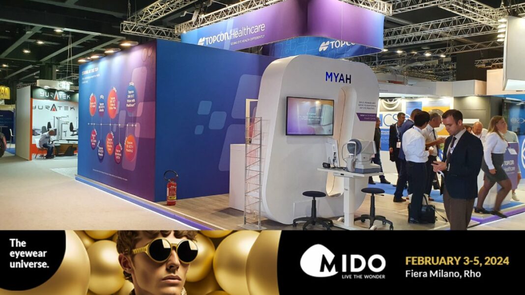 Stand de Topcon Healthcare en Mido 2024